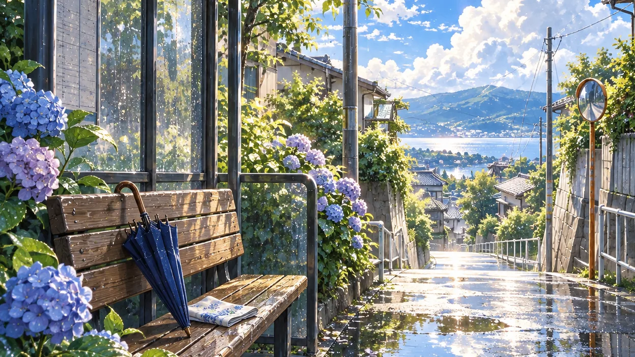 「雨粒の待ち合わせ」を公開の画像